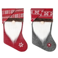 Miayilima Božićni ukrasi Božićna čarapa poklon torba Old Man Božićni ukrasi Božićni privjesak Božićni