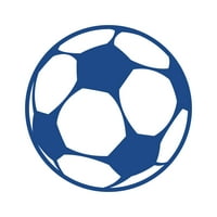Soccer lopta naljepnica naljepnica Die Cut - samoljepljivi vinil - otporan na vremenske uvjete - izrađene u SAD - mnogo boja i veličina - Europski fudbal
