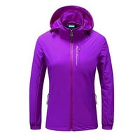 Zimske jakne za žene za žene čišćenje Žene kišne skija na otvorenom plus veličine kapuljača planinar vjetrootpornog jakne