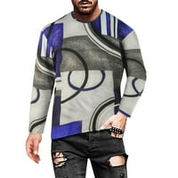 Modna majica ulica 3D digitalni tisak CrewNeck dugih rukava The Casual majica