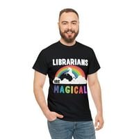 Bibliotekari su čarobna majica grafike unise