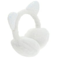 Etereauty Cat Ears Design Earmuffs Sopy Warter Wimming Plish Hargeoveova zaglavlja zimski dodatak za djevojku Dama
