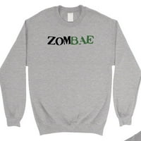Zombae i Zombabe Grey podudaranje pulover s dukserom