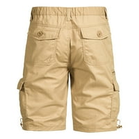 Teretne kratke hlače Muška elastirana kamuflaža s više džepova Radni kratke hlače Dužina koljena Radne pantalone Ležerne prilike planinare Hlače Plus veličina M-5XL
