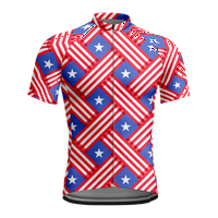 Autrener Biciklističke košulje sa džepovima higroskopskim i znojem oslobađajući se za biciklistički dres za prozrači za dan neovisnosti