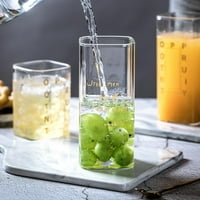 Marinavida Glass za piće Elegantne čiste naočale Šalice za vodu, vino, pivo, koktele i mješovite napitke