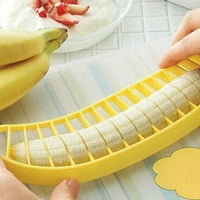 Pozdrav, Fancy Banana Slicer Chopper žuta plastična banana Salata Napravite alat Voće povrće Kuhinjski alat