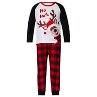 Porodica podudaranje božićne pidžame Postavite odmor Santa Claus Sleep odjeća Xmas PJS set za parove i djecu