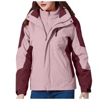 Buigttklop zimski kaputi, žene odvojiva kapa i otporna na vjetar debela tri jakna na otvorenom sportu topla jakna