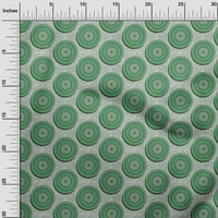 Onuone pamučne kambričke zelene tkanine azijski blok DIY odjeća prekriva tkanina za ispis tkanine dvorišta široko