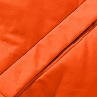 Fluov Fleece Jacken Muškarci za muškarce Cotton Winter Dugi rukav narančasti kaputi