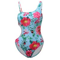 Kupaći kostimi za žene za žene žensko jednodijelno kupaći kostim modni propusni struk cvjetni kupaći kostim jednodijelni kupaći kostim
