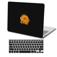 Kaishek kompatibilan sa starom Macbook Pro S Case - Model otpuštanja A1398, plastični tvrdi futrola + crna poklopac tastature, ruža Serija 0735