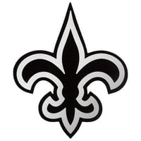Muška antigua Heather Siva New Orleans Saints Metallic Logo Fortune Quarter-Zip Jacket
