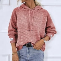 SNGXGN ženski lagani dugi rukav mekani džemperi džemperi za žene, b, veličina S