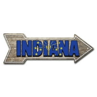Sign Indiana arrow