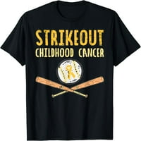 Žene vrhovi Baseball StritOut Dječja raka svijest o djecima Majica Poklon posada za zabave majice