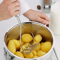 Oblik od nehrđajućeg čelika Krompir Masher Tool Kuhinja Gadget Alati Sweet krompir Masher