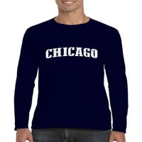Arti - muške majice s dugim rukavima, do veličine 5xl - Chicago
