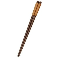Fdelink pribor za jelo japansko stil Prirodni ručno izrađeni kamoku Drveni dječji štapići Brown