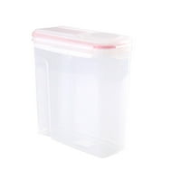 Plastična kontejner za skladištenje žitarica 4L Buckle Air Image suha dispenzer za suhu hranu ružičasta