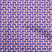 Onuone pamučne kambričke plave tkanine HoundStooth pretelje za pretežavanje tiskane šivaće tkanine sa dvorištem širom