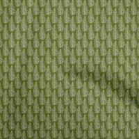 Onuone pamučna kambrića Zelena tkanina Azijska blok šivaće tkanine uz dvorište Široko zašima za šivanje odjeće