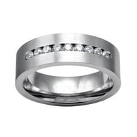 Prstenovi za tinejdžerske Europske i američke modne muškarče i ženski par prstenovi sa cirkonima, vjenčanim prstenima