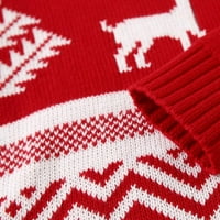 Dječje djevojke dječaci božićni pleteni džemper mali vijak za jelena za jelena izrezana odjeća