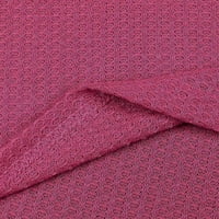 Ljetna odjeća za žene patentni patentni patentni vijak s kratkim rukavima Hladna ramena uljepšana čvrsta boja šuplje izleti vruće ružičaste m