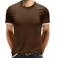 Muška unise pamučna majica Muškarci Majica kratkog rukava BEASIC Basic Solid čista boja bluza TEE majica