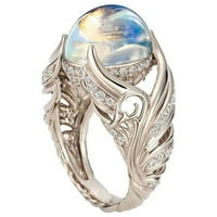 Nakit šuplji blank Swan šareni prsten ženski dodaci poklon za prste prsten