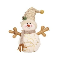 Božićna ukras pribor plišano krzno šiljasto šešir lutka snjež