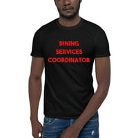 Crvene usluge prehrambene usluge Koordinatorka s kratkim rukavima Pamučna majica po nedefiniranim poklonima