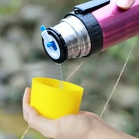 Hesoicy Mekani silikonski čaša donji poklopac: protiv klizanja, prenosiva bočica za odbojnu branik za vodene boce od 12oz-24oz, idealno za kućnu upotrebu