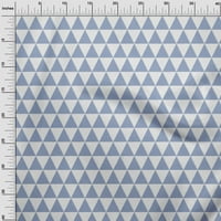 Onoone pamučne svilene tkanine trokut geometrijske ispis tkanine BTY wide
