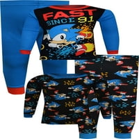 Sonic ježev dječaka 'Sonic Ježin je brzo od pamučnog pidžama