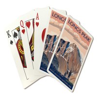 Rocky Mountain Nacionalni park, Kolorado, Londs Peak, Lantern Press, Premium igraće kartice, Kamion sa šala, Sjedinjene Američke Države