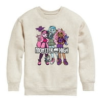Monster High - Grupa sa kućnim ljubimcima - TODDLER i Mladi CrewNeck Fleece Duksera