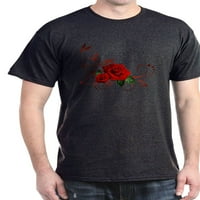 Cafepress - crvene ruže tamna majica - pamučna majica