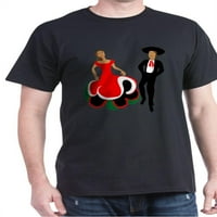 Cafepress - Meksički plesači tamna majica - pamučna majica