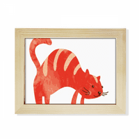 Crvena reznica masna mačka za životinje za životinje Desktop Foto okvir Slika Art Dekoracija slika