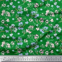 Soimoi pamučna patka tkanina umjetnička cvjetna tiskana tkanina na širokoj dvorištu