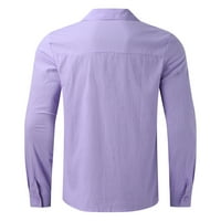 Majice dugih rukava za muškarce modni čovjek od ručica ovratnik dugih rukava majica s majicom ljetni ispis bluza s plombom