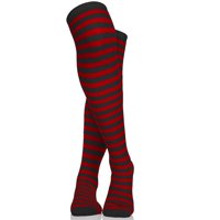 Skeletne crne i crvene čarape - preko kostirnog pribora za vidrene kostime za muškarce, žene i djecu