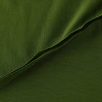Ženske bluze s cvjetnim bluzom V-izrezom Ležerne prilike za ženske plus ljetne majice kratkih rukava Green XXXL