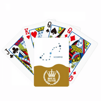 Scorpion Constellation potpisao sa igračom Zodijac Royal Flush Poker igra reprodukcija karte