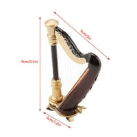 Minijaturni harf, minijaturni instrumenti, kolekcionarski personalizirani za ljubitelje muzike