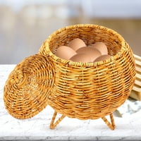 Hemoton Woven Bake za skladištenje jaje višenamjenska korpa jaja Pogodna korpa za pohranu