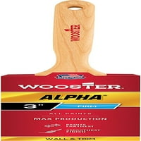 Wooster original 3 alfa flat sash patterbrush # 4232-3